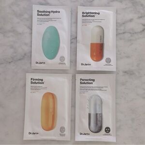Dr Jart x4 face masks hydrating, firming, pore and brightening